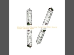 Weerbestendige structurele vliesgevel 590ml neutrale kitlijm wit