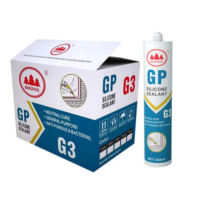 1200 GP Zuur Silicone Afdichtingsmiddel Transparent Kleefmiddel Voor Afdichting Constructie