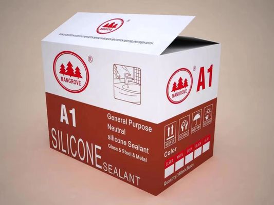 OEM Witte zuurzuur Silicone Afdichtingsmiddel Kleefmiddel voor Keuken Badkamer