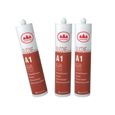 590ml Capaciteit Zuur Siliconenkit voor Niet-ontvlambare en ≤1mm Doorzakking in Bouwprojecten