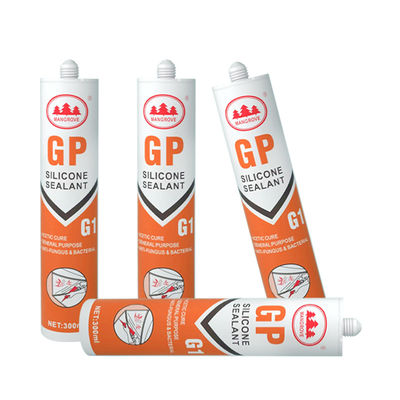 Acetisch wit glas Algemeen doel GP Silicone afdichtmiddel voor zelfstandig maken en hardware