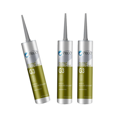 Transparante azijnzuur uithardende siliconenkit 300ml Glas Aluminium Keuken Badkamer