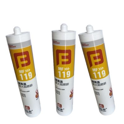 Hoogtemperatuur Silicone Brandbestendig Afdichtingsmiddel Wit 350 Brandbestendig
