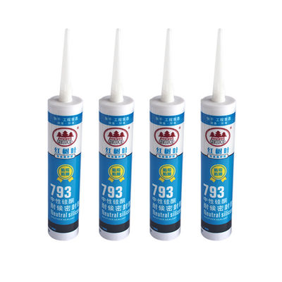 OEM Witte Zwarte Grijze Kleefstof Neutrale Silicone Afdichtingsmiddel voor de bouw