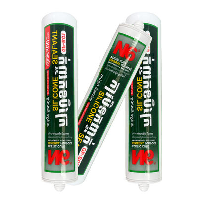 Goede prijs. Doorzichtige witte waterdichte vensterglas badkamer keuken zuur siliconen afdichtmiddel online