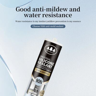 100% siliconen waterbestendig sterk viscositeit anti schimmel keramische caulking kleefmiddel voor badkamer wastafel steen
